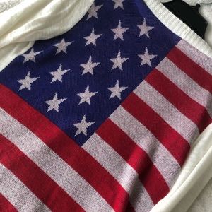{Debut} American Flag Cardigan